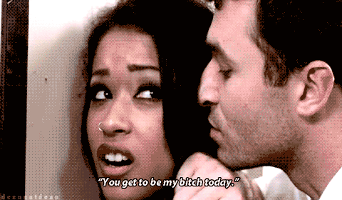 I know you're my wife's best friend but you need to learn your place…