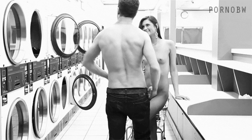 Your girlfriend likes to wait inside the laundromat rather than…